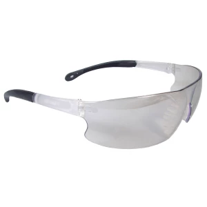RPG Premium Safety Eyewear - Matte Black Frame - Polarized Blue Mirror Lens, MOQ 12 #23226