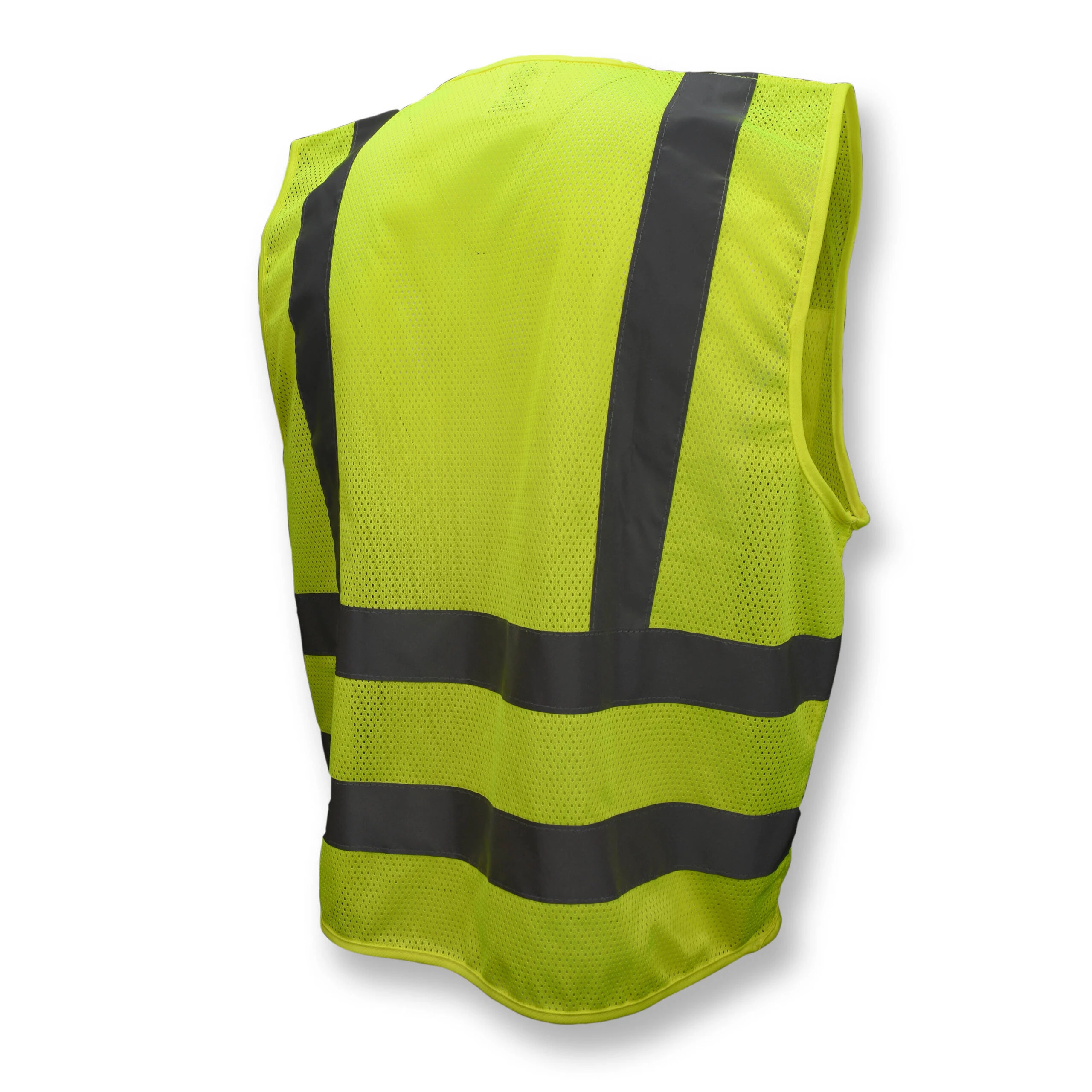 Standard Type R Class 2 Mesh Safety Vest - Green, #SV8GM-Logo (Logo Included) - Image 2