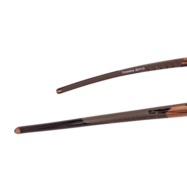 ES4 Premium Safety Eyewear - Crystal Brown Frame - HD Brown Flash Mirror Lens, MOQ 12 #211125 - Image 7
