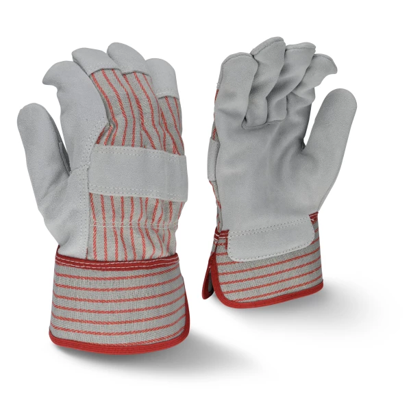 Economy Shoulder Gray Split Cowhide Leather Glove - Size L, #RWG3103