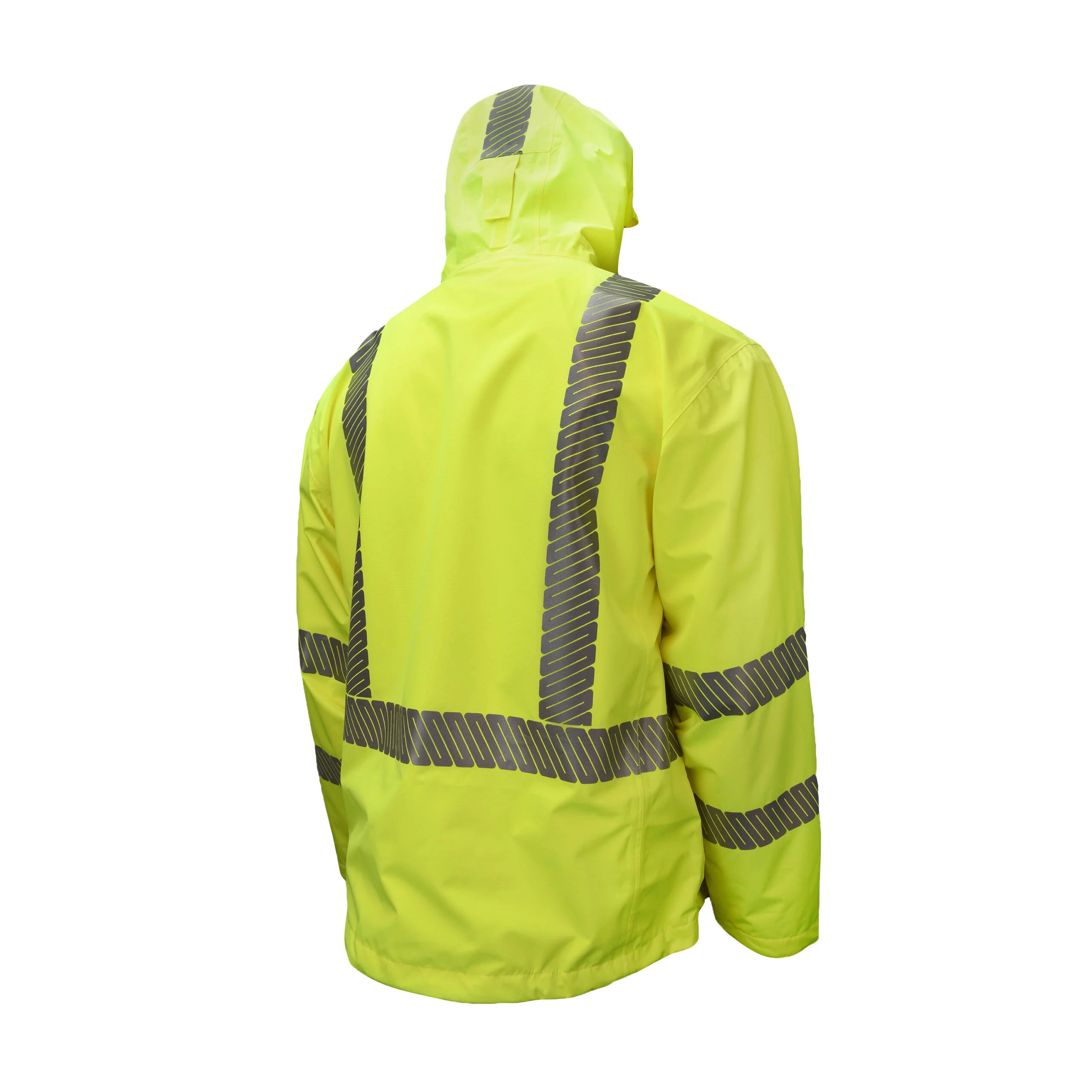 RW11 Waterproof Lightweight Packable Raincoat - Green - Image 3