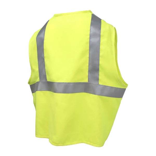 Basic Modacrylic FR Class 2 Solid Safety Vest - Green, #SV92-M2VGSFR - Image 2