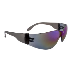 MP7 Foam Lined Safety Eyewear - Shiny Pearl Gray Frame - Indoor/Outdoor Anti-Fog Lens, MOQ 12 #24615 AF