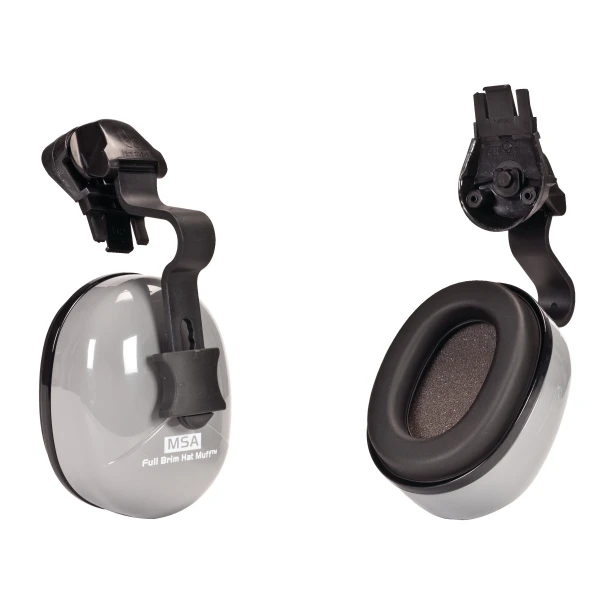 SoundControl SH Cap Model, Use with MSA Slotted Full Brim Helmet, Gray, #10129327 - Image 2