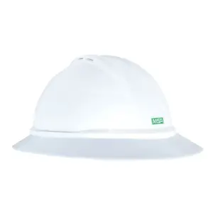 V-Gard 500 Hat, White Vented, 4-Point Fas-Trac III, #10167911