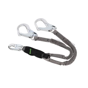 V-Series Stretch twin-leg energy absorbing lanyard, 6',36CL large snaphooks, #10193555