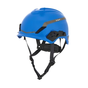 V-Gard® H1 Safety Helmet, Novent, Blue, Fas-Trac® III Pivot, ANSI, EN397, #10194793