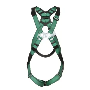 V-FORM Harness, Extra Large, Back D-Ring, Tongue Buckle Leg Straps, Size: XL, #10197160