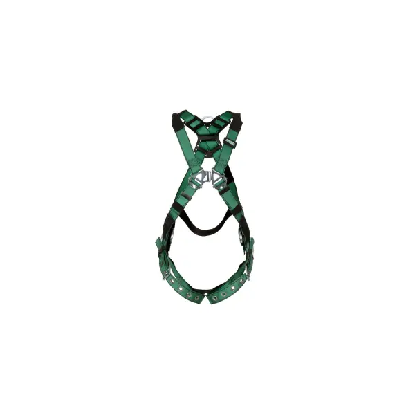 V-FORM Harness, Back & Hip D-Rings, Tongue Buckle Leg Straps, Extra Large, #10197216