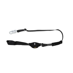 V-Series utility single-leg adjustable energy absorbing lanyard, 6',36C small snaphooks, ANSI Z359.13-2013, #10199061