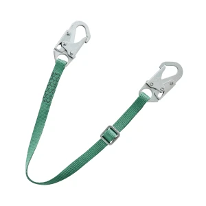 V-Series standard single-leg adjustable restraint lanyard, 3',36C small snaphooks, ANSI Z359.3-2017, CSA Z259.11-17, #10201454