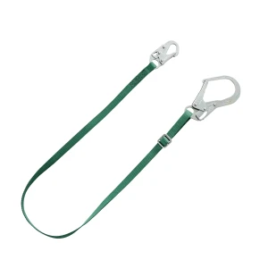 V-Series standard single-leg adjustable restraint lanyard, 6',36CL large snaphooks, ANSI Z359.3-2017, CSA Z259.11-17, #10201455