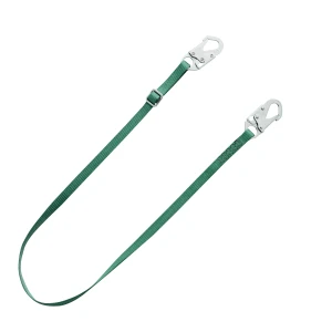 V-Series standard single-leg adjustable restraint lanyard, 6',36C small snaphooks, ANSI Z359.3-2017, CSA Z259.11-17, #10201456