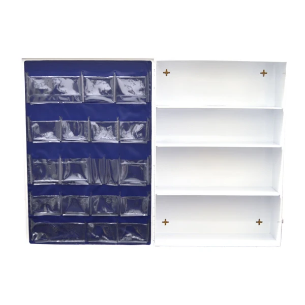 Empty 4-Shelf Cabinet, #535-43-S1282/83 - Image 2