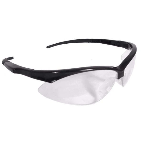 Rad-Apocalypse™ Safety Eyewear - Black Frame - Clear Lens, MOQ 12 #AP1-10