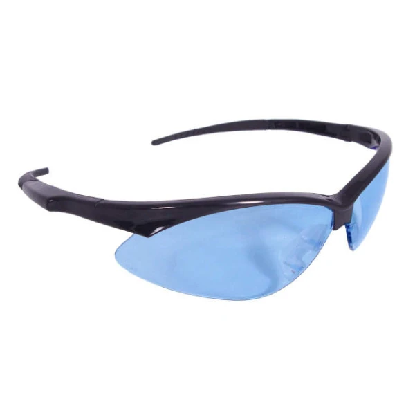 Rad-Apocalypse™ Safety Eyewear - Black Frame - Light Blue Lens, MOQ 12 #AP1-B