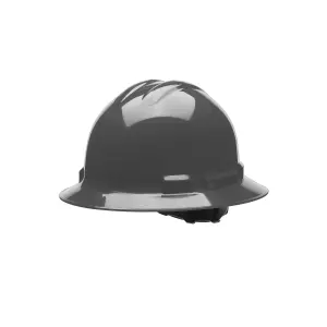 Ratchet, 4-Point, Duo Safety™, Hard Hat, Full Brim, Grey: #H34R10
