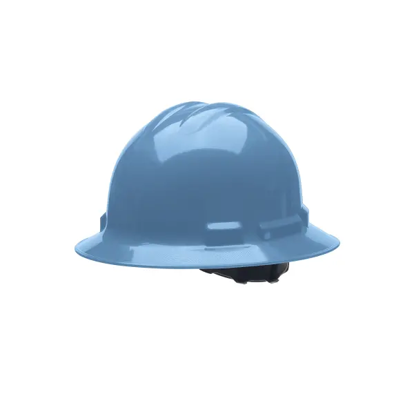 Ratchet, 4-Point, Duo Safety™, Hard Hat, Full Brim, Blue: #H34R5-Logo (Logo Included)