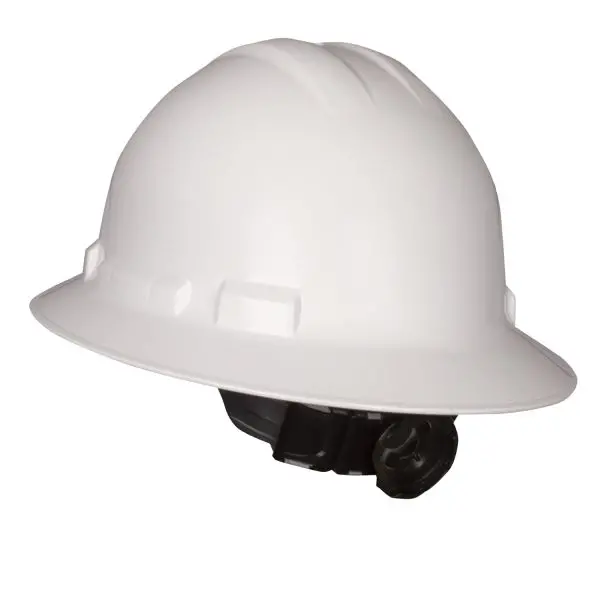 Ratchet, 6-Point, Duo Safety™, Hard Hat, Full Brim, White: #H36R1-Logo (Logo Included)