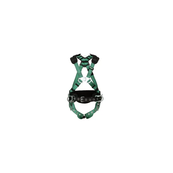 V-FORM Construction Harness, Standard, Back & Hip D-Ring, Tongue Buckle Leg Straps, Shoulder Padding, #10197364