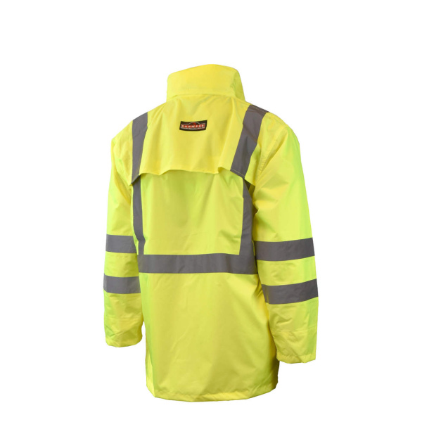 RW10-3S1Y Lightweight Rain Jacket - Hi-Vis Green, 1 EA #RW10-3S1Y - Image 2
