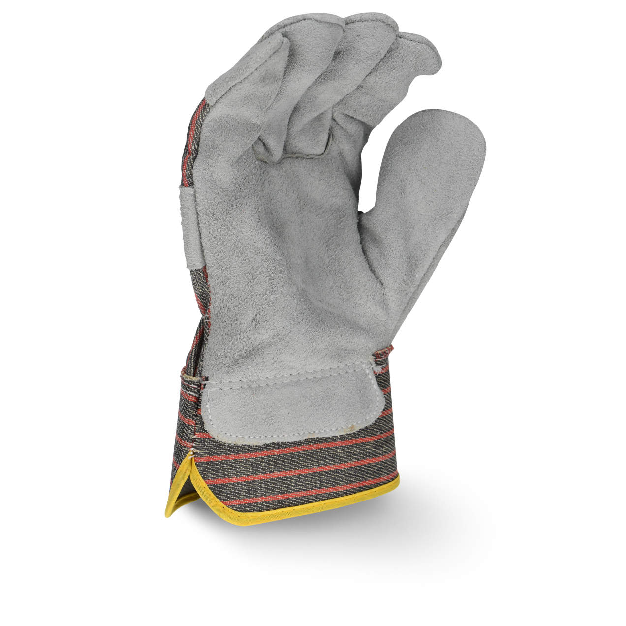 Economy Shoulder Gray Split Cowhide Leather Glove - 1/DZ #RWG3103 - Image 2