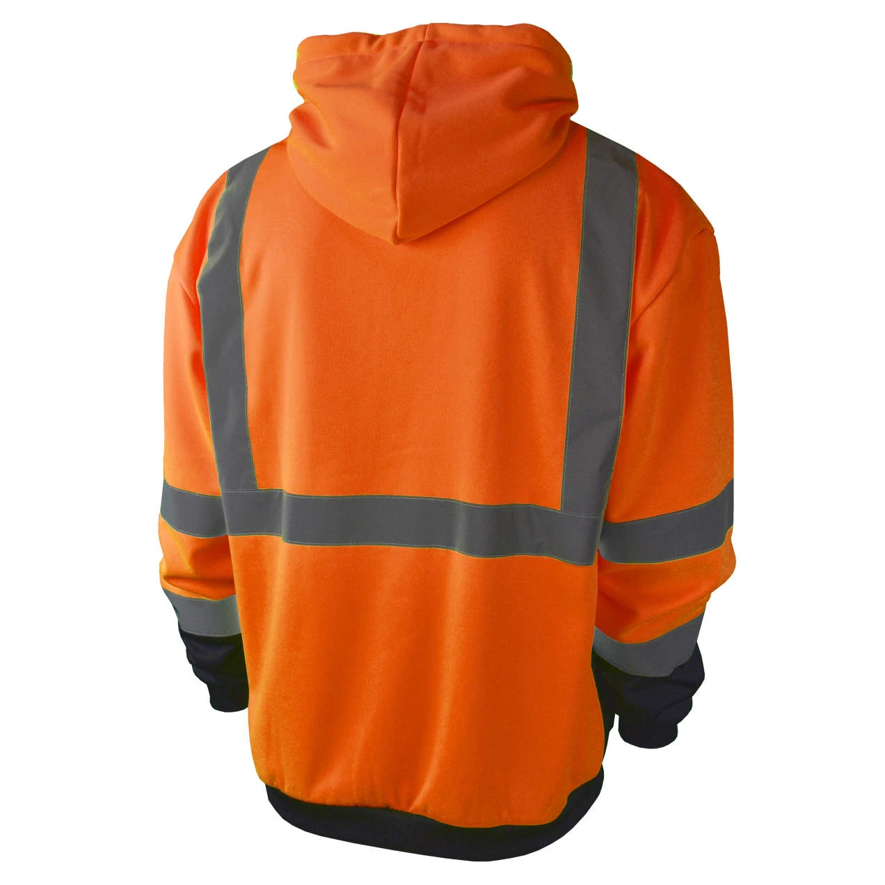 SJ01B-3 Class 3 Color Blocked Hooded Zippered Sweatshirt, 1 EA, #SJ01B-3 - Image 4