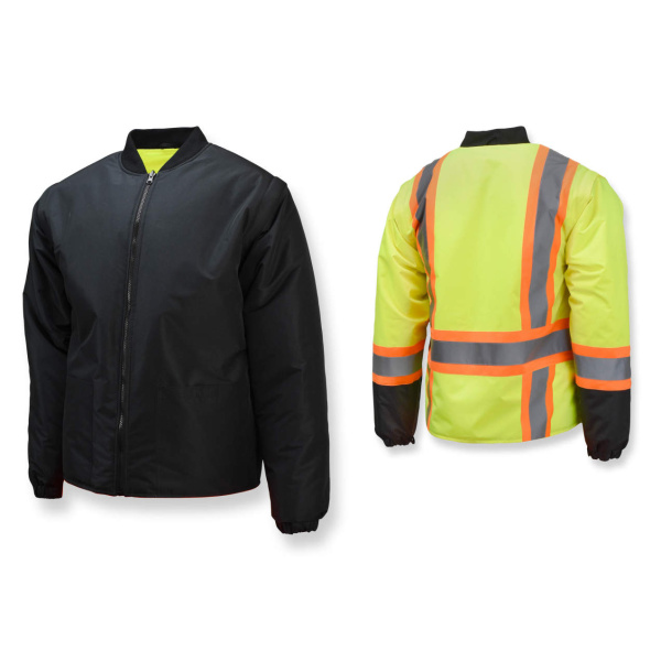 SJ610B Weatherproof Parka with Zip-Out Reversible Bomber Jacket - Green #SJ610B-3ZGS - Image 5