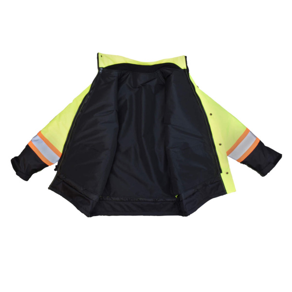 SJ610B Weatherproof Parka with Zip-Out Reversible Bomber Jacket - Green #SJ610B-3ZGS - Image 4