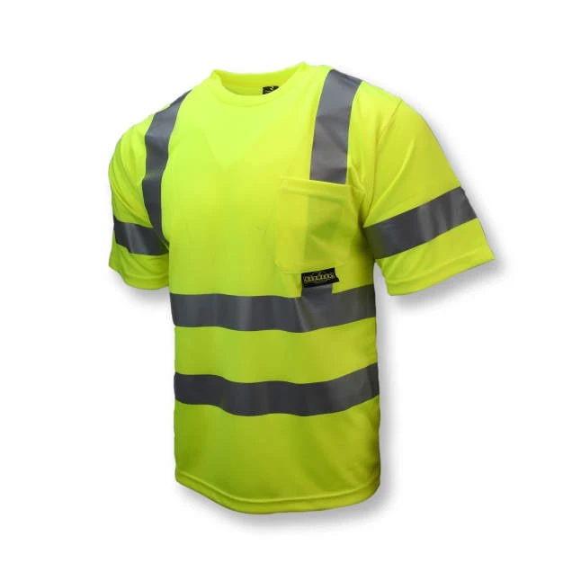 Type R Class 3 Short Sleeve T-Shirt With Max-Dri™ - Hi-Vis Orange/Hi-Vis Green #ST11-3-Logo (Logo Included) - Image 6