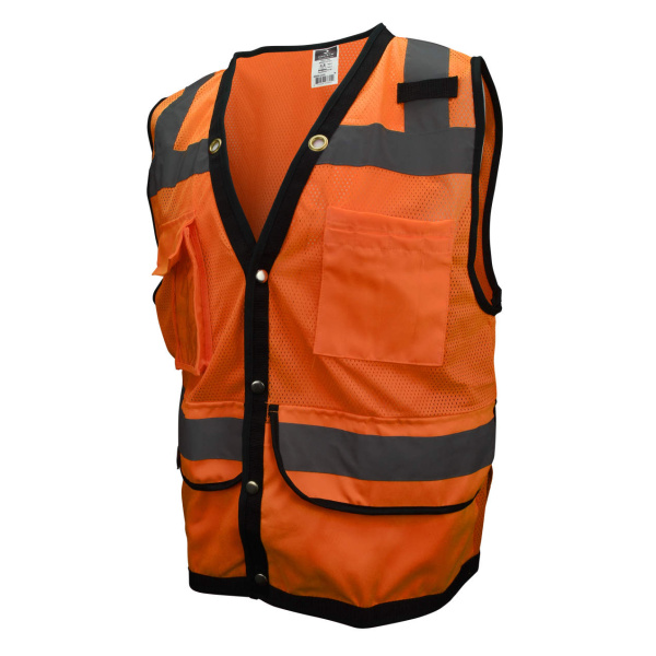 Type R Class 2 Heavy Duty Surveyor Safety Vest , 1 EA #SV59-2 - Image 3