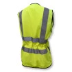 Ladies Heavy Duty Surveyor Safety Vest - Green, #SV59W-2ZGM-Logo (Logo Included) - Image 2
