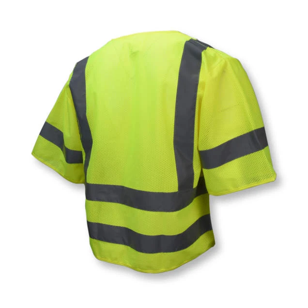 Standard Type R Class 3 Mesh Safety Vest - Green, #SV83GM - Image 2