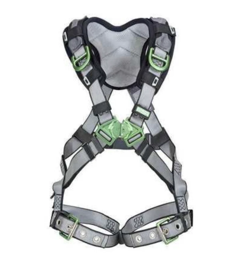 V-FIT Construction Harness, Extra Small, Back, Chest & Hip D-Rings, Tongue Buckle Leg Straps, Shoulder Padding, 1/EA #10195140