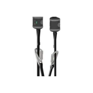 V-SHOCK PFL, 6', twin-leg, swivel aluminum triple action carabiners, twin link triple action carabiner (top), ANSI Z359.14, #VSOHW-012-QC-A