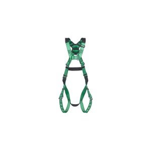 V-FORM Harness, Standard, Back D-Ring, Tongue Buckle Leg Straps Quick Connect Chest Buckle, 1/EA #10206058