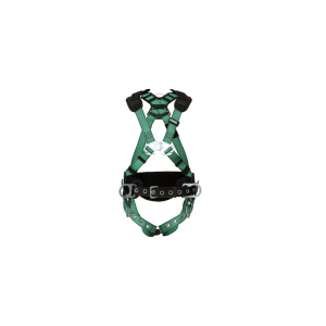 V-FORM Construction Harness, Extra Small, Back & Hip D-Ring, Tongue Buckle Leg Straps, Shoulder Padding, 1/EA #10197363