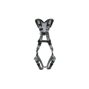 V-FIT Harness,Standard, Back & Chest D-Rings, Quick-Connect Leg Straps, Shoulder Padding, 1/EA #10194656