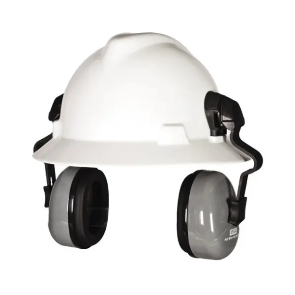 SoundControl SH Cap Model, Use with MSA Slotted Full Brim Helmet, Gray, #10129327