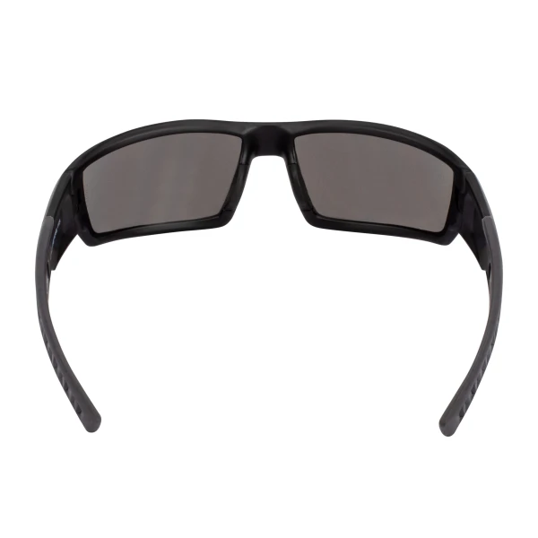 Cumulus Premium Safety Eyewear - Matte Black Frame - Blue Mirror Lens, MOQ 12 #41626 - Image 6