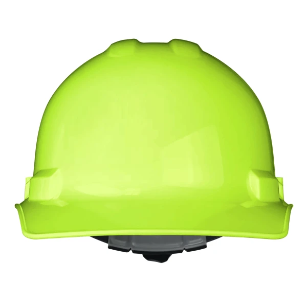 Granite™ Cap Style 4 Point Ratchet Hard Hat - Hi-Vis Green, #GHR4-GREEN-HV-Logo (Logo Included) - Image 3