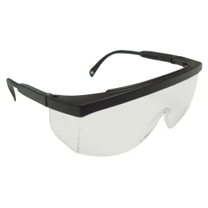 Galaxy™ Safety Eyewear - Black Frame - Clear Lens, MOQ 12 #GX0110ID