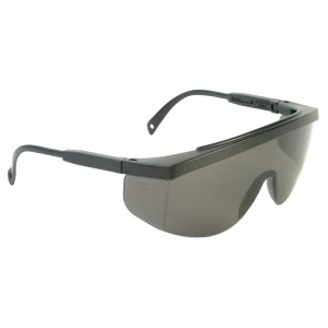 Galaxy™ Safety Eyewear - Black Frame - Smoke Lens, MOQ 12 #GX0120ID