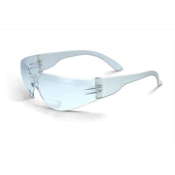 Mirage™ MRB Bifocal Safety Eyewear - Clear Frame - Clear Lens - 2.5 Diopter, MOQ 12 #MRB125ID-Logo (Logo Included)
