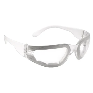 Mirage™ Foam Safety Eyewear - Clear Frame - Clear Anti-Fog Lens, MOQ 12 #MRF111ID-Logo (Logo Included)