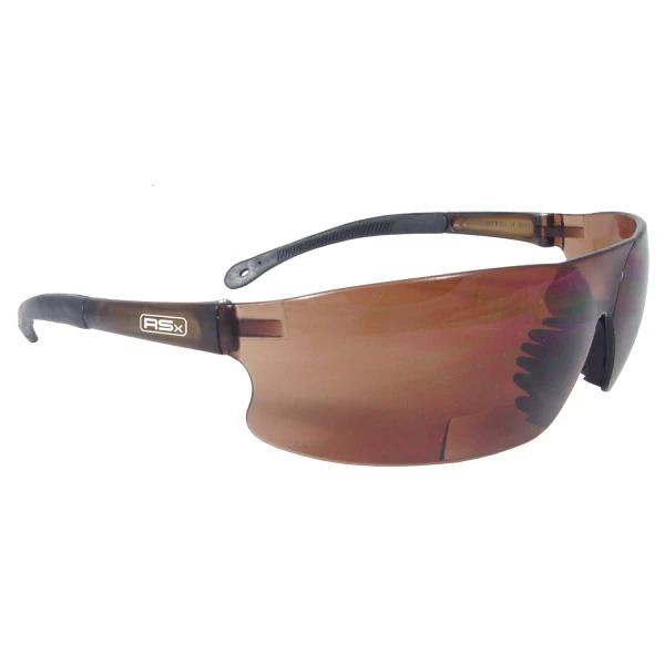Rad-Sequel RSx™ Bi-Focal - Coffee Frame - Coffee Lens - 1.5 Diopter, MOQ 12 #RSB-415
