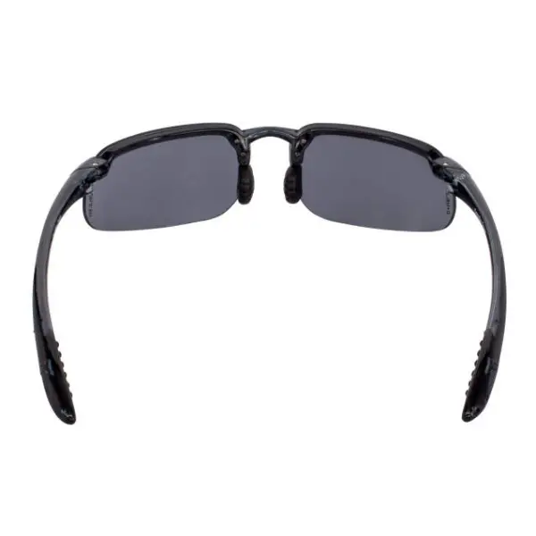 ES4 Premium Safety Eyewear - Crystal Black Frame - Smoke Lens, MOQ 12 #2141 - Image 3