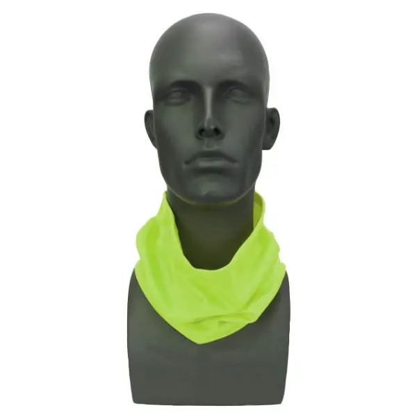 Universal Neck Gaiter, Lime Green, #RAD-NGG - Image 2