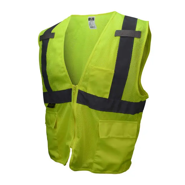 Mesh Economy Type R Class 2 Mesh Safety Vest - Mesh, 1EA #SV27-2-Logo (Logo Included)