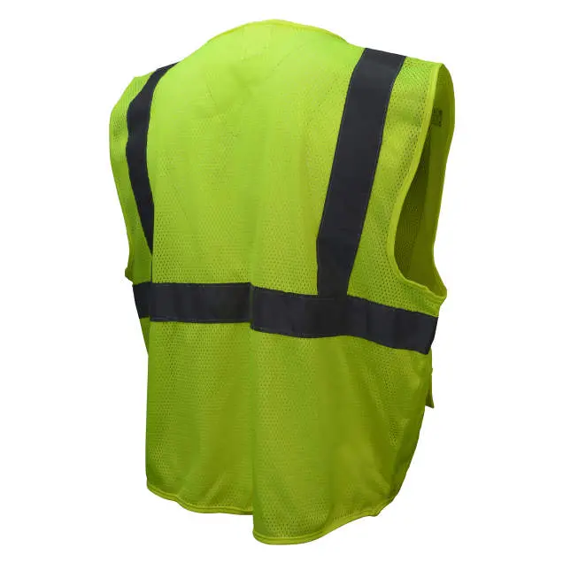 Mesh Economy Type R Class 2 Mesh Safety Vest - Mesh, 1EA #SV27-2-Logo (Logo Included) - Image 2